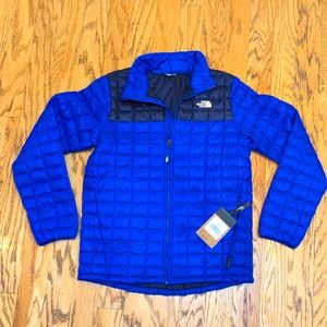 THE NORTH FACE Thermoball Boys Puffer Jacket 18/20 TNF Blue NEW $120